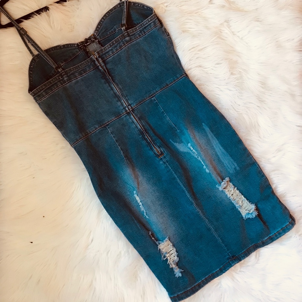 American Bazi blue jean dress